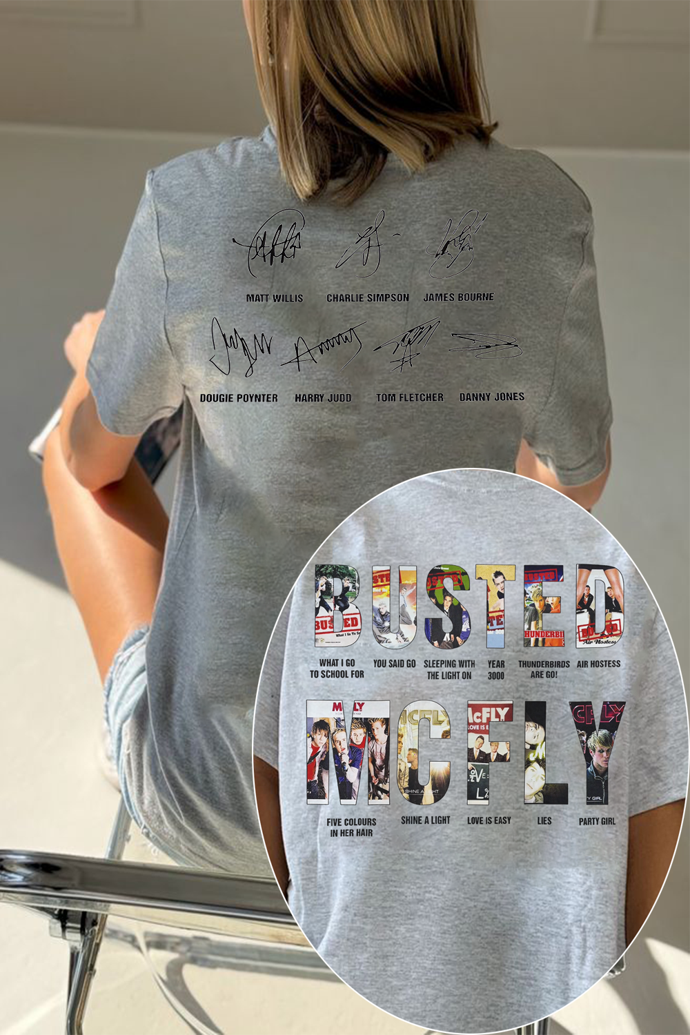 Busted & McFly Women Tee